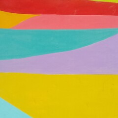 Abstract colorful mural background © Tefa