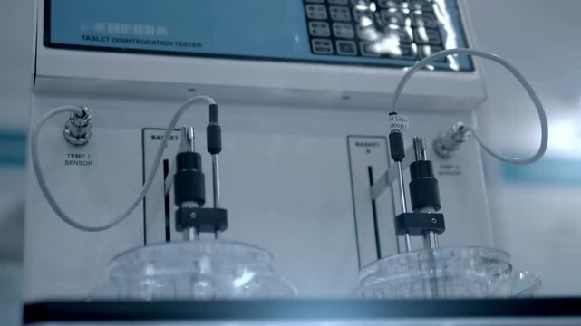 The Manual Tablet Disintegration Tester is a reliable and affordable entry-level instrument specifically designed for accurate and efficient quality control of finished dosage forms. Closeup