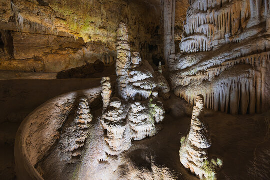 Inside the famous The Campanet Caves