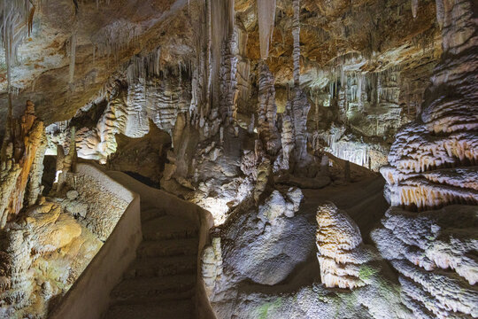 Inside the famous The Campanet Caves