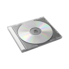 Fototapeta premium Vintage Compact Disc Jewel Case Isolated