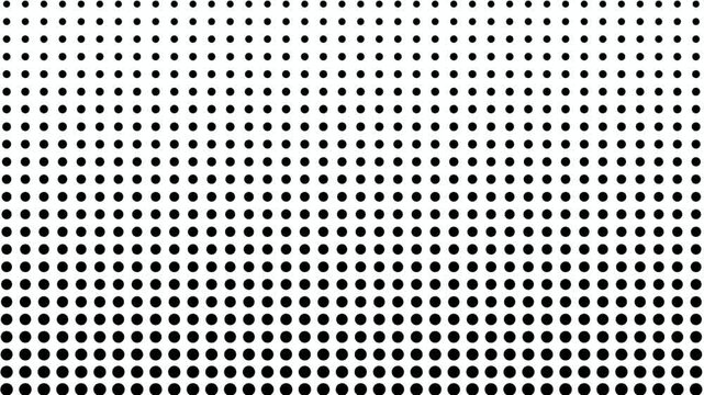 Monochrome Halftone Dot Pattern 4K