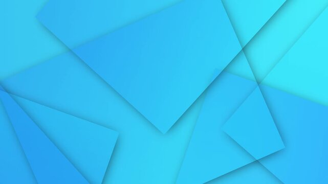 Blue geometric layered abstract pattern 4K