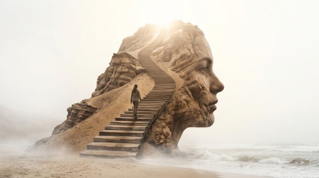 A conceptual image representing resilience and the ability to bounce back from challenges.