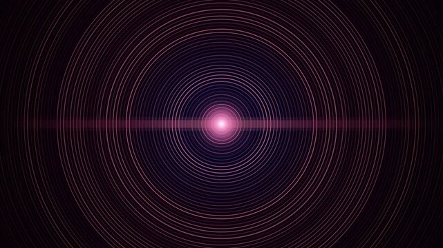 Seamless loop rose red pink lens spiral tunnel vortex abstract background animation