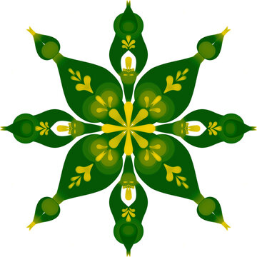 abstract  flowers design