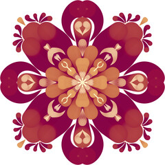 Fototapeta premium vector illustration of a flower