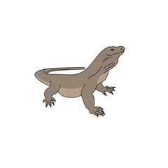Fototapeta premium komodo dragon