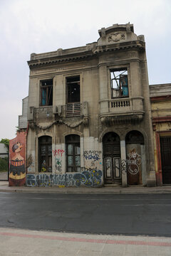 Abandoned Historic Building in Santiago