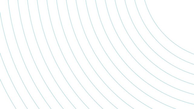 Abstract graphic element composed of thin, curved cyan lines radiating from the top left corner, punctuated by two small, glowing, illuminated blue dots.