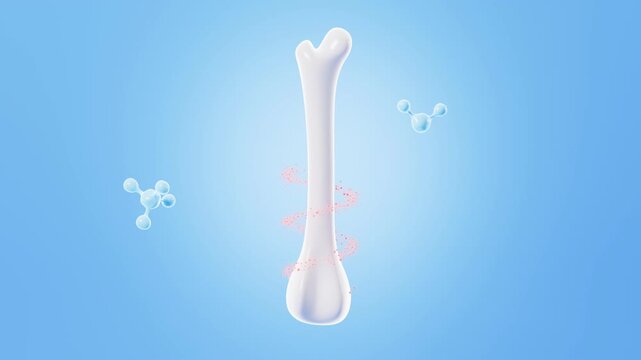 3D Human Kneecap and Drug Absorption &mdash; Medical Anatomy Animation