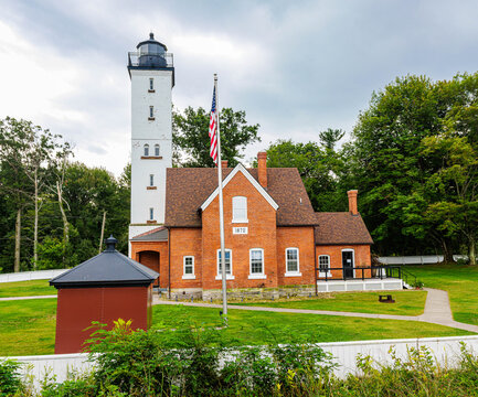 Presque Isle Lighthouse Began Operation in 1873, Presque Isle State Park, Pennsylvania, USA