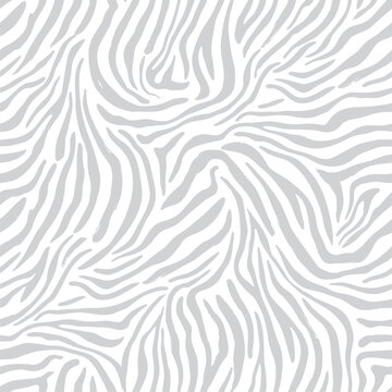 Subtle tone-on-tone zebra texture in light gray and white. 
