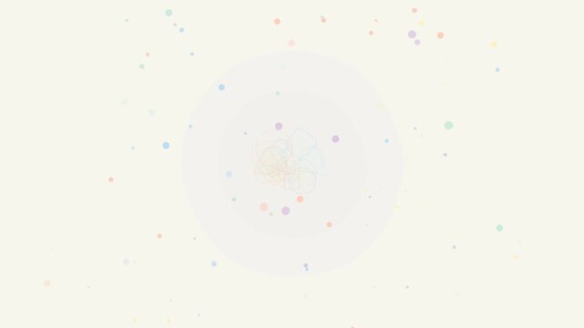 Minimal pastel geometric shapes explosion animated motion graphic background.
