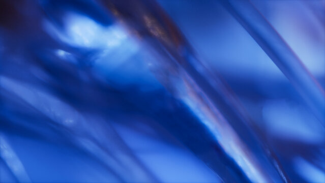 Soft Blue Abstract Waves Macro Blur