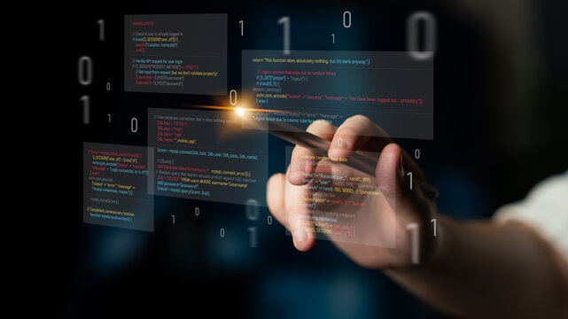 Unsecure and buggy programming code filled with errors and strange logic. Code contains insecure queries, broken validation, weird functions, and programming flaws for demonstration. Latch