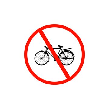 no cycling sign