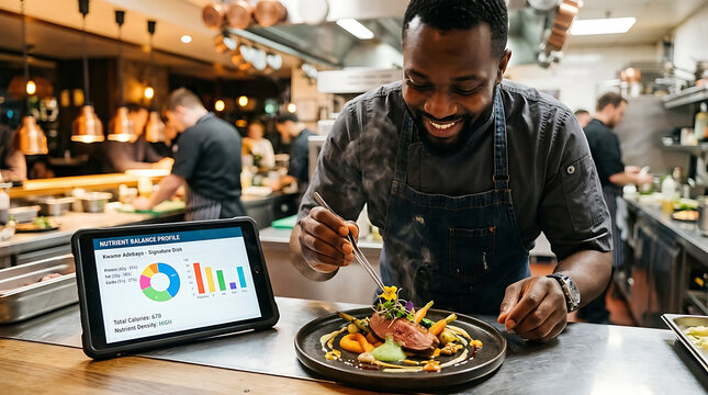 Chef uses AI nutrition data to enhance culinary creation and optimize workflow Practical use of Artificial Intelligence