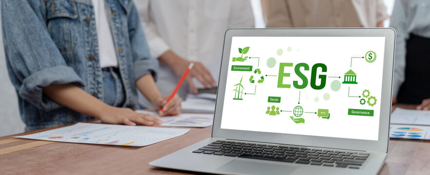 ESG environmental social governance policy for brisk business to set a standard to achieve high ESG score