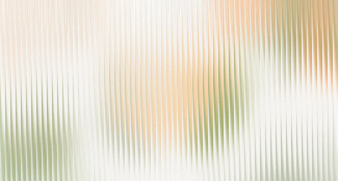 Abstract background with vertical ribbed glass texture and soft blurred pastel color gradients