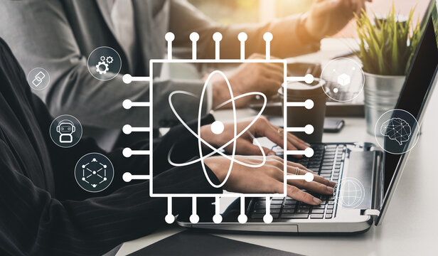 A quantum computing processor as the core of future technology. This innovation will power advancements in AI, blockchain, and complex problem solving. Motif