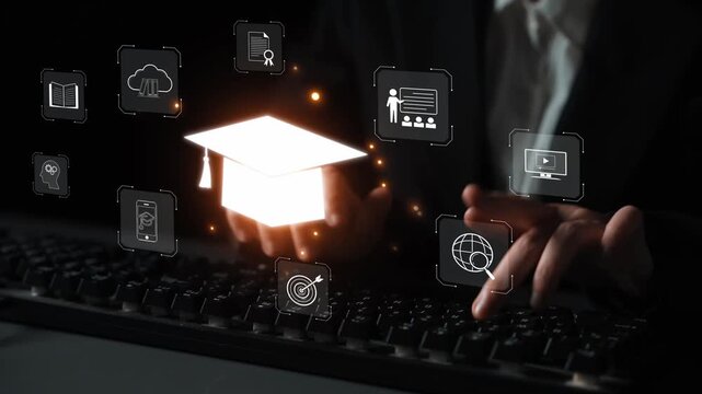 Online learning system combining digital education, e-learning, and virtual classroom to enhance learning, assessment, and global knowledge sharing. Marrow