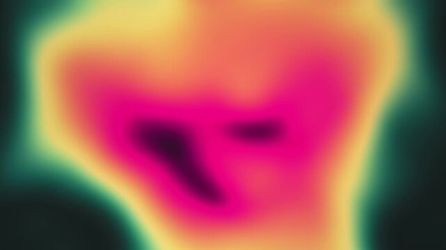 Abstract heat map visualization