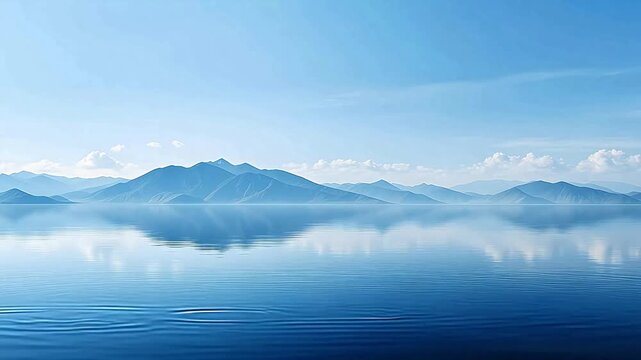 A sky on the horizon with mountains landscape abstract background