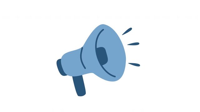 megaphone speaker laud illustration, announcement