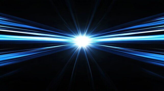 midpoint. Two parallel electric blue arcs connecting with a bright flash. STEM education sheets, lab safety posters, designed for biotech research communications, supports STEM education.