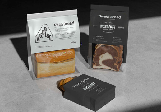 Bakery Packaging Mockup