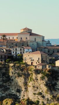 Gerace Cathedral in the medieval village of Calabria