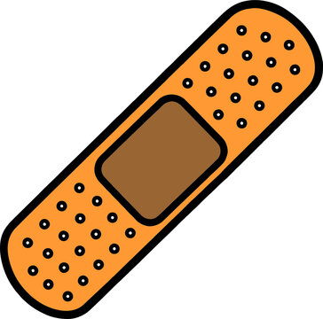 first aid plaster bandage icon vector illustration