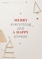 Christmas season's greetings festive card © Rawpixel.com