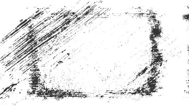 Distressed scratch lines texture with rough edges and speckled pattern grunge background