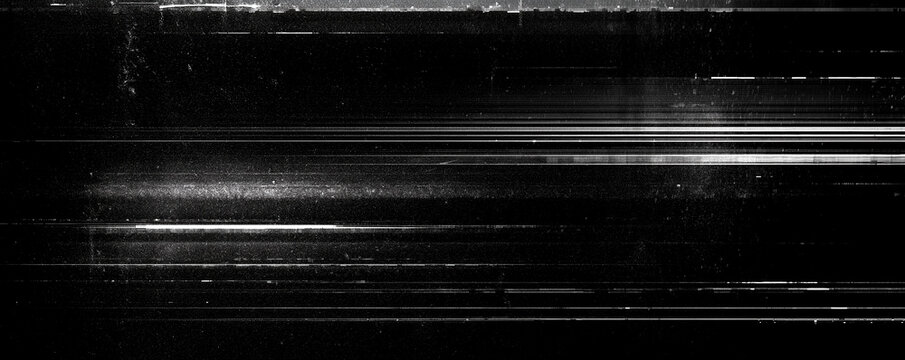  Xerox Photocopy Glitch Overlay Texture with Scan Lines and Distortion Noise
