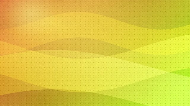 Abstract flowing yellow and green wave background with subtle dot pattern and smooth motion