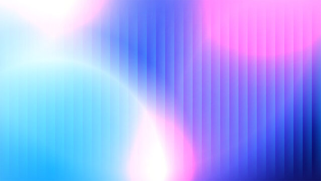 Abstract vibrant vertical stripes background with smooth color gradient of cyan deep blue purple and pink light overlay, modern digital art presentation and wallpaper design
