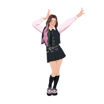 K-pop Idol Ending Fairy Pose