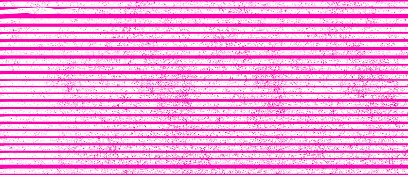 Pink distressed horizontal line texture with rough grain, faded marks and uneven ink stripes