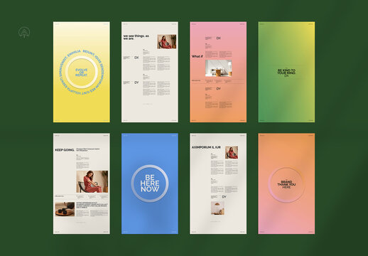 Brand Mood Board Design Template