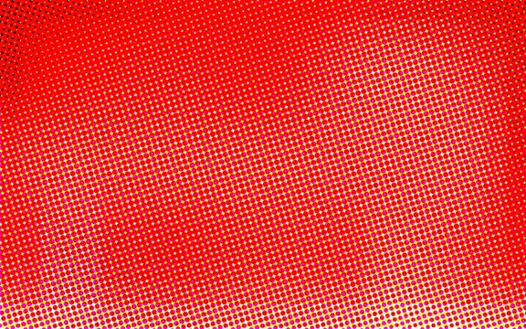 Warm red and orange halftone dot pattern with a sunny gradient for vibrant and energetic graphic design