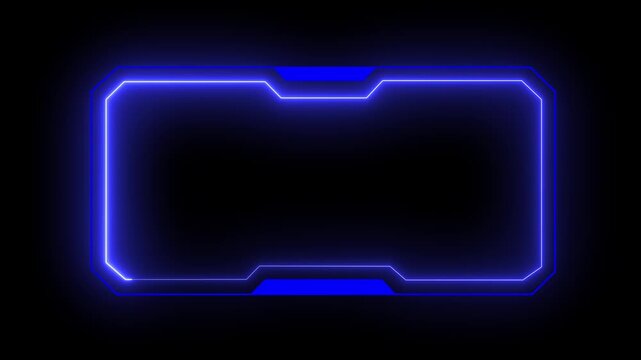 Hud Frame Digital Technology Sci-fee Frame Interface. HUD template. Frame HUD element. Futuristic viewfinder of future. interface data display screen. Artificial intelligent. technology sci fee frame 