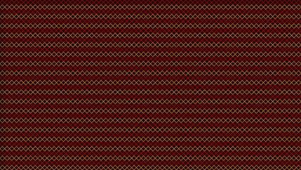 Obraz premium Elegant Ruby Red and Gold Geometric Diamond Grid Pattern