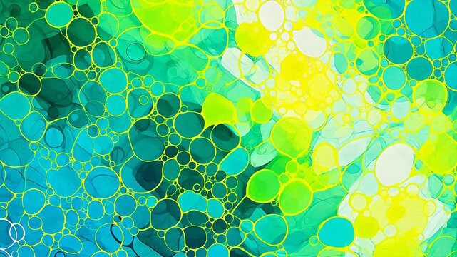 yellow green blue and white funky texture design abstract pattern background