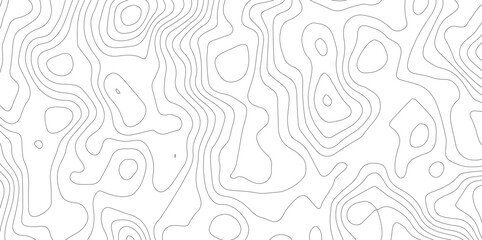 Abstract topographic map contour line pattern on white background with contour lines geographic map terrain lines elevation graphic texture line art © MD