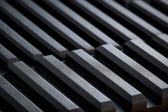 Dark gray abstract background showing repeating geometric patterns and textured surface