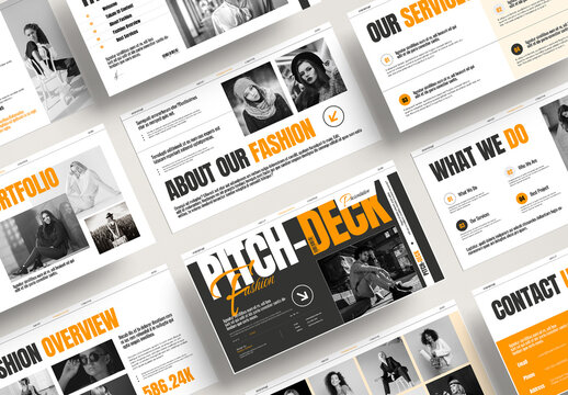 Fashion Pitch Deck Presentation Template
