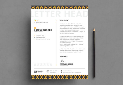 Letterhead Template