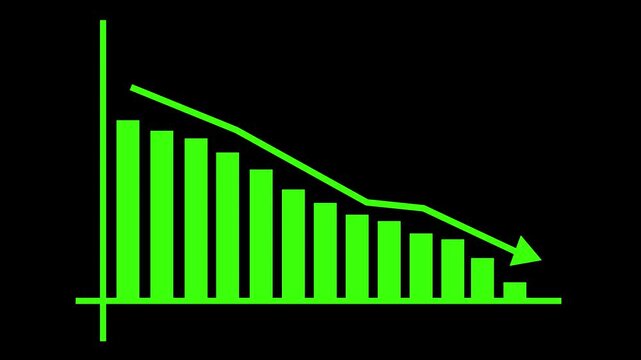 Growing Revenue Graph Animation with Modern Business Dashboard Elements